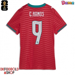 Portugal Goncalo Ramos #9 Hjemmebanetrøje Dame VM 2026 Kort ærmer